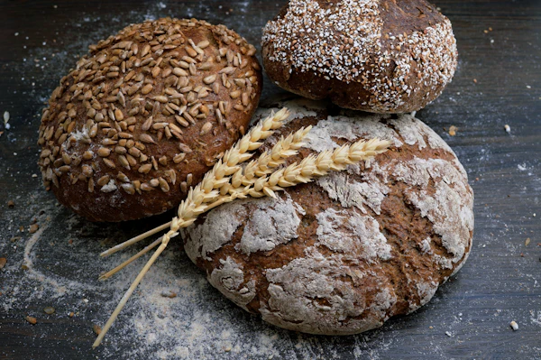 Crusty house-baked loaves fresh from the oven